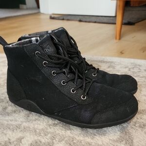 Xero Black Flannel Lined Boots